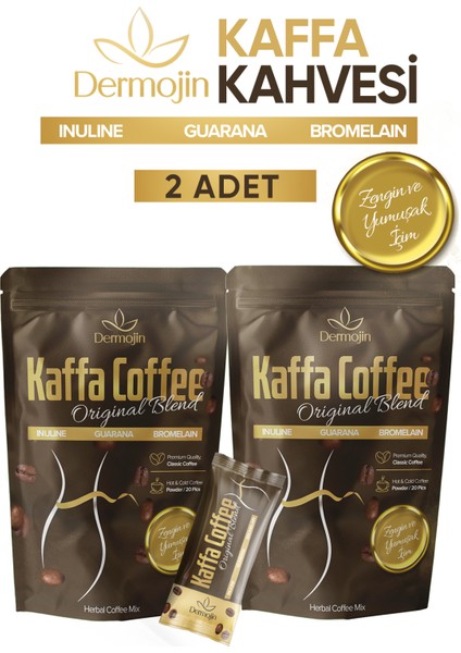 2 Adet - Kaffa Detoks Kahvesi ( Inulın , Bromelaın , guarana )