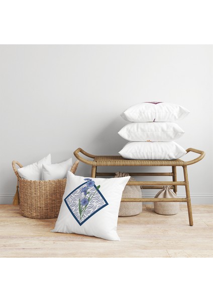 Wild Flowers 4'lü Kırlent Kılıfı Çift Taraflı Ds2 45X45 cm fiyatları