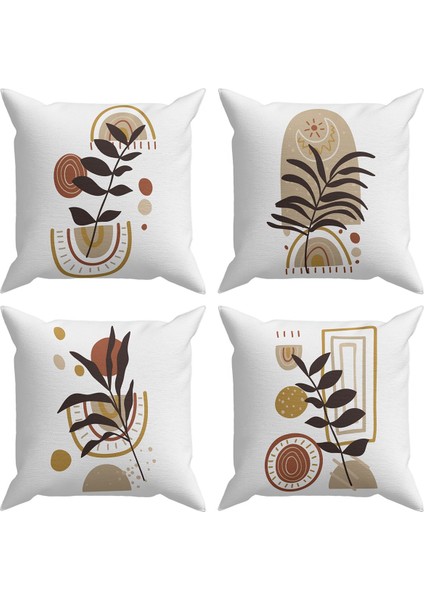 Abstract 4’lü Kırlent Kılıfı DS26