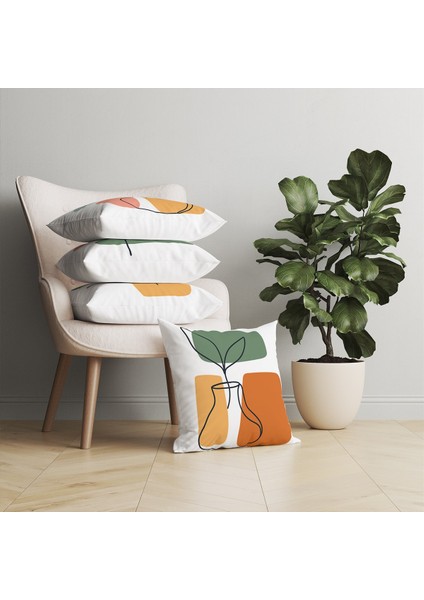 Abstract 4’lü Kırlent Kılıfı Ds50 fiyatları