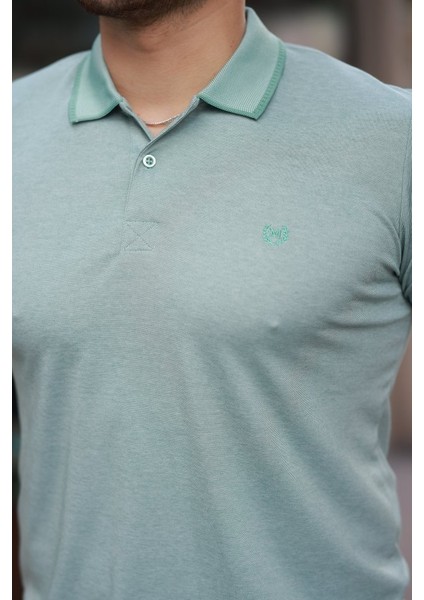 Erkek Yakalı Kagi Kumaş Kısa Kollu T-Shirt fiyatları