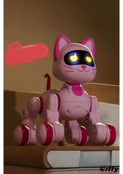 Oyuncak Full Fonksiyon Uzaktan Kumandalı El Sensörlü Şarjlı Işıklı Müzikli Dansçı Robot Kedi fırsatları