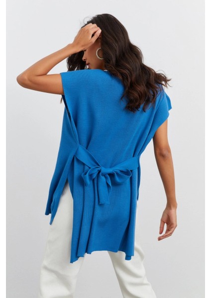 Kadın İndigo Süveter YV101