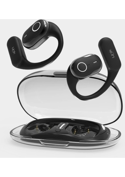 Link S35 Spor Kancalı Kemik Iletimli Enc Bluetooth Kulaklık
