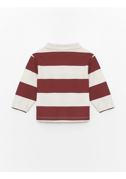 Lcw Kids Karişik Polo Yaka Uzun Kollu Erkek Bebek Tişört ve Pantolon 2'li Takım modelleri