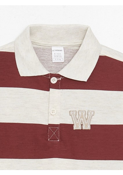 Lcw Kids Karişik Polo Yaka Uzun Kollu Erkek Bebek Tişört ve Pantolon 2'li Takım fırsatları