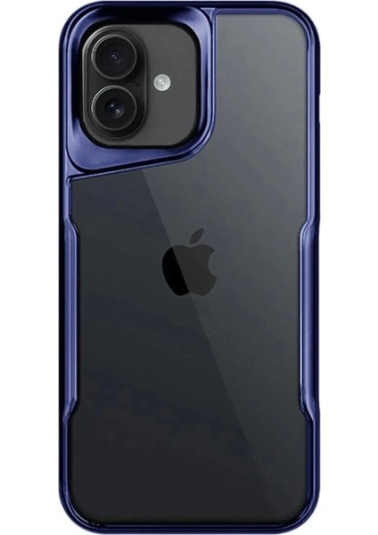 iPhone 16 Kılıf Boyi Silikon Kapak - Lacivert