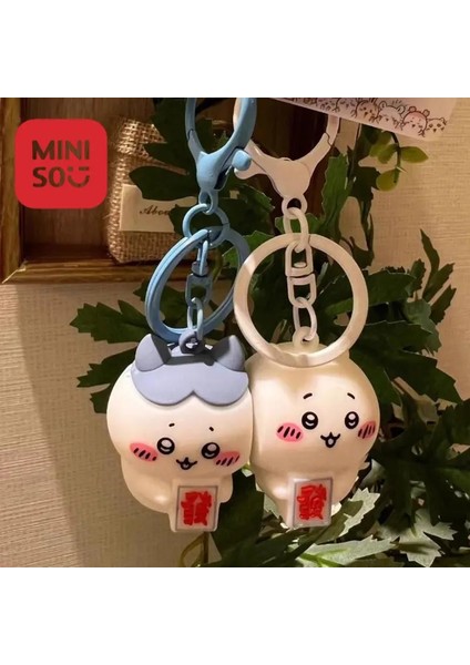 Chiikawa Manyetik Kolye Anime Hachiware Sevimli Kız Yaratıcı Manyetik Anti Kayıp Anahtarlık Çift Sırt Çantası Kolye Dekorasyon Hediyesi: Chiikawa (Yurt Dışından)