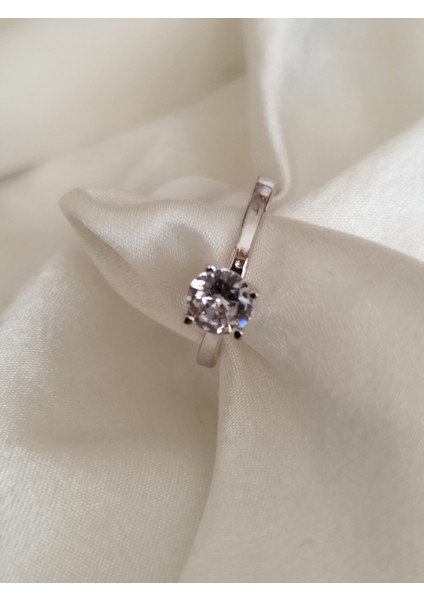 Ladybirdbujiteri U Kesim Klasik Tektaş Çelik Yüzük