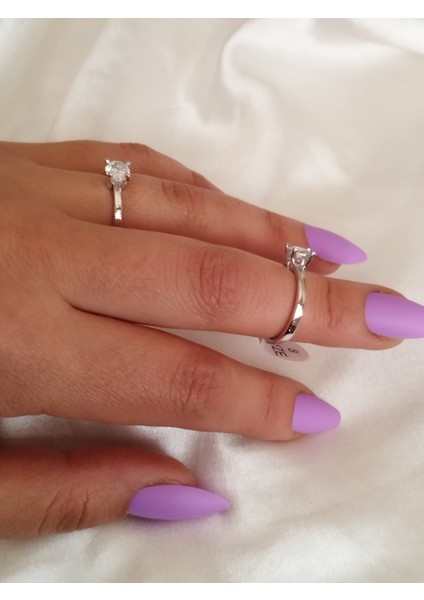 Ladybirdbujiteri U Kesim Klasik Tektaş Çelik Yüzük