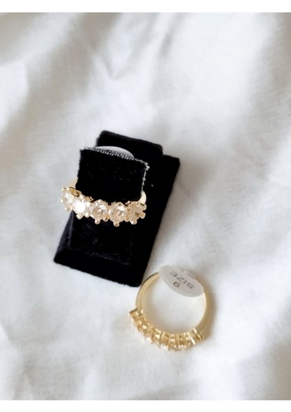 Ladybirdbujiteri Orta Zirkon Taşlı Çelik Beştaş Yüzük