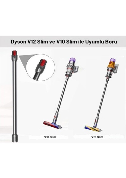 Dyson V10 Slim ve V12 Uyumlu Süpürge Borusu – Yedek Parça – Uyumlu indirimleri
