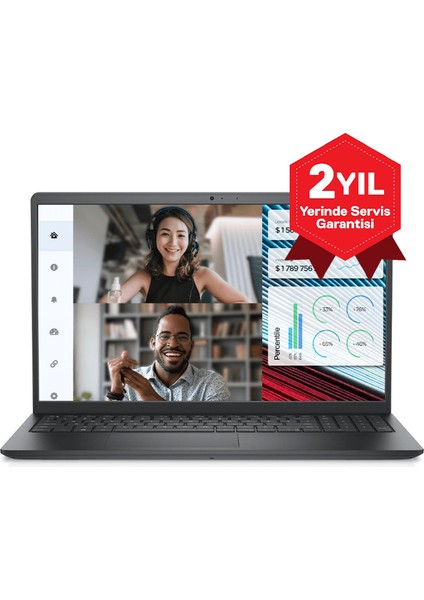 Vostro 3520 Intel Core I5-1235U 8 GB 512 GB SSD Freedos 15.6" Fhd Taşınabilir Bilgisayar N1611PVNB3520U