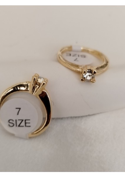 Ladybirdbujiteri V Kesim Tektaş Çelik Yüzük Küçük Boy