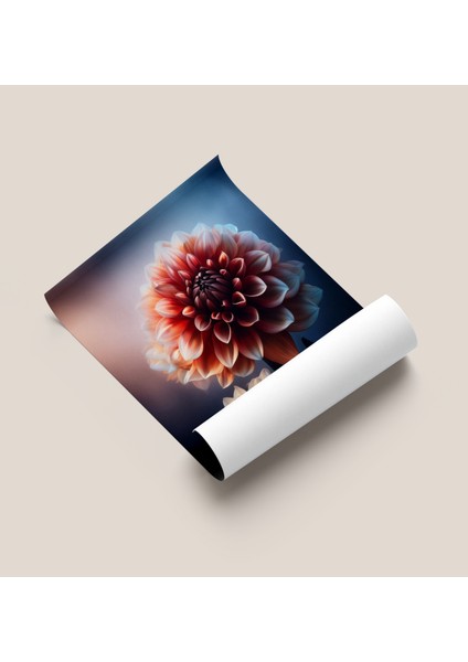 Çerçevesiz Poster - Dijital Baskı - Dahlia - Yıldız Çiçeği fiyatları