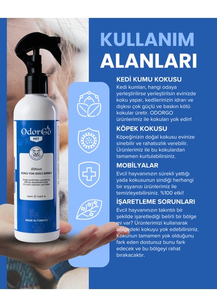 Pet Koku Yok Edici Sprey (250ML.)