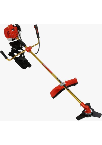 Pro Alman Benzinli Yan Tırpan Ot Çalı Biçme Toprak Çapalama Makinesi Dal Budama