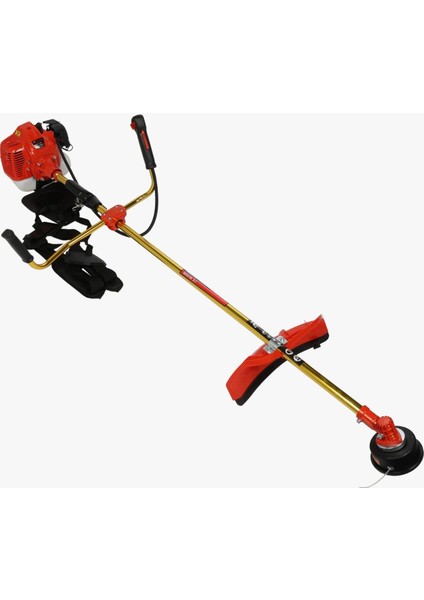 Pro Alman Benzinli Yan Tırpan Ot Çalı Biçme Toprak Çapalama Makinesi Dal Budama