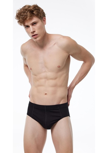 Erkek Siyah Modal Slip Külot 053