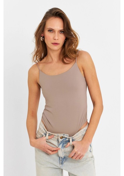 Kadın Vizon Çıtçıtlı Body ZH129 fiyatları