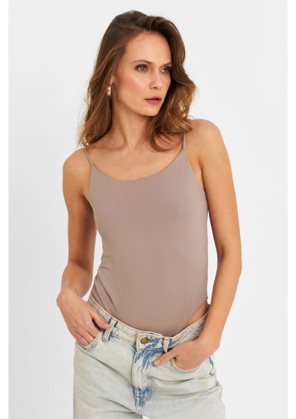 Kadın Vizon Çıtçıtlı Body ZH129 modelleri