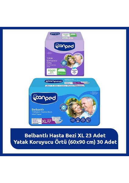 Hasta Bakım Seti Xl – Belbantlı Bezi & Yatak Örtüsü