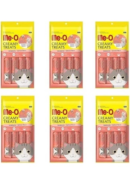 Me-O Creamy Treats Somonlu Ödül Maması 15 gr x 4 (6 Adet) fiyatları
