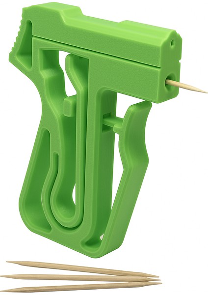 Kürdan Atan Mini Tabanca – Eğlenceli Hedef Oyuncağı 3D Atölyem