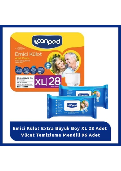 Xl Hasta Bezi ve Temizlik Mendili Seti