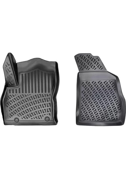 Fiat Fiorino Benzinli Panelvan (2 Parça) 2007 Sonrası Uyumlu 3D Havuzlu Paspas