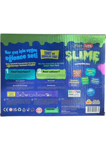 Karanlıkta Parlayan Eğlenceli ve Eğitici Slime Hazırlama Seti modelleri