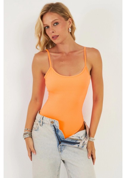 Kadın Turuncu Kaşkorse Body AYD367 modelleri