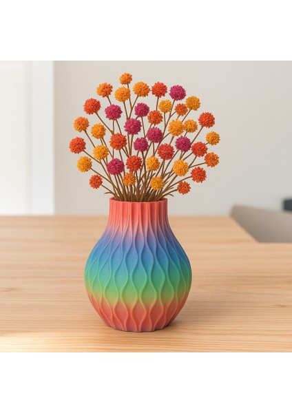 Çok Renkli Dekoratif Vazo Modern Tasarım | Kabuk Factory Tasarımı