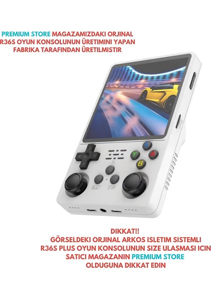R36s Plus Oyun Konsolu El Atarisi Orjinal Arkos İşletim Sistemi 128 Gb Hafıza 21000 Oyun 4Inch Ekran fiyatları