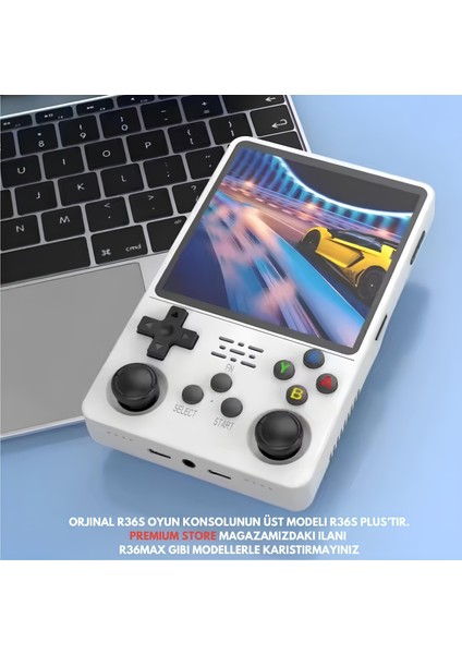 R36s Plus Oyun Konsolu El Atarisi Orjinal Arkos İşletim Sistemi 128 Gb Hafıza 21000 Oyun 4Inch Ekran modelleri