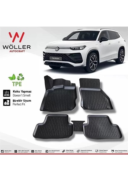 Volkswagen Tayron Paspas 2024 Sonrası Uyumlu 3D Ultraflex Esnek fiyatları