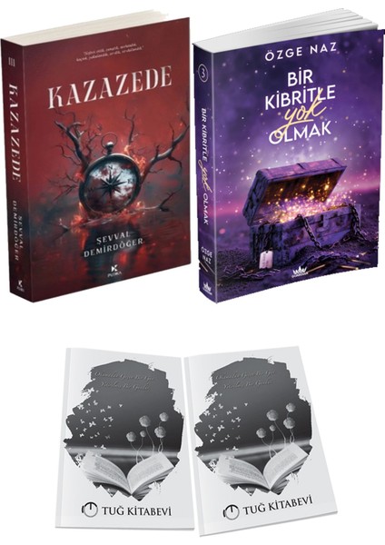 Bir Kibritle Yok Olmak 3 ve Pukka Yayınları Kazazede 3 Şevval Demirdöğer 2li Set + Hediyeli