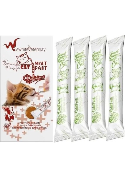 + Hiteveterinay Cream Beef Snack Paste 4X15 gr (Kediler Biftekli Sıvı Ödül Maması)