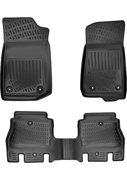 Rizline Jeep Wrangler Unlimited Jk 4-Kapı 2014-2018 Uyumlu 3D Havuzlu Paspas fiyatları