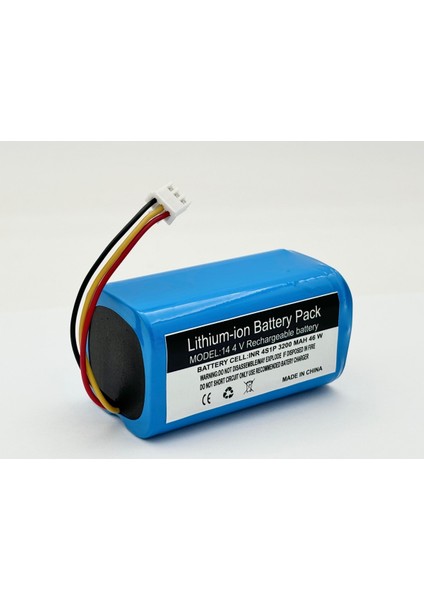 830P Robot Süpürge 3200 mAh 14.4V Yanmaz Batarya – Orjinal Uyumlu Uzun Ömürlü, Yüksek Performans Pil