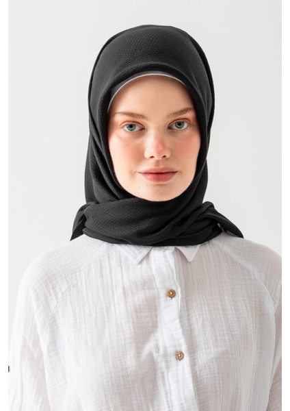 Soft Pamuk Jakarlı Eşarp – Doğal Dokulu, Hafif ve Nefes Alan Kumaş- Bambu Kraş Eşarp Yumuşak Dokulu Düz Renk Eşarp, Tesettür Eşarp