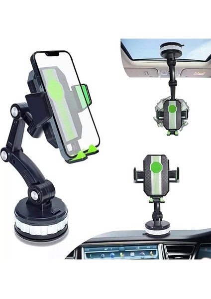 Araç Telefonu Tutacağı, Vantuz, Telefon Standı, Güçlü Telefon Tutacağı, Araç Montajı