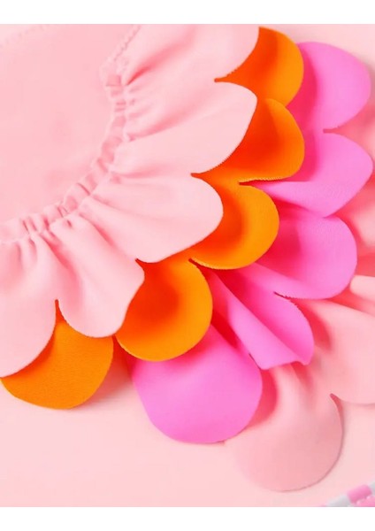 Kız Çocuk Pembe Flamingo Desenli Tek Parça Mayo – Fırfır ve Fiyonk Detaylı Yazlık Plaj ve Havuz Mayo fiyatları