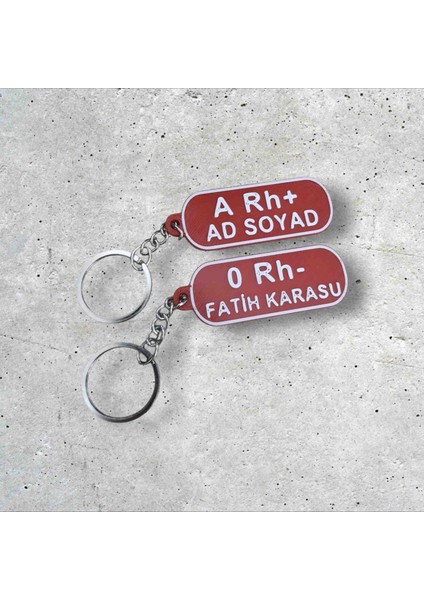 Kişiye Özel Kan Grubu Anahtarlik fiyatları