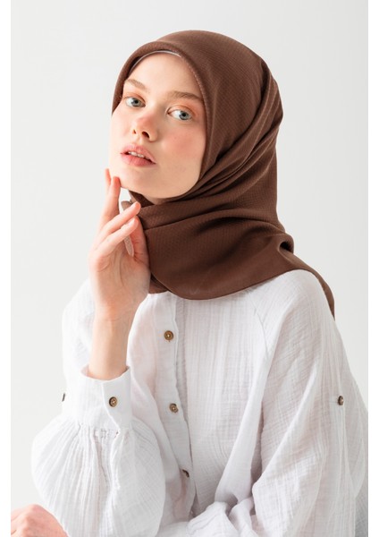 Soft Pamuk Jakarlı Eşarp – Doğal Dokulu, Hafif ve Nefes Alan Kumaş- Bambu Kraş Eşarp Yumuşak Dokulu Düz Renk Eşarp, Tesettür Eşarp