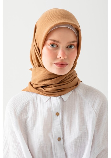 Soft Pamuk Jakarlı Eşarp – Doğal Dokulu, Hafif ve Nefes Alan Kumaş- Bambu Kraş Eşarp Yumuşak Dokulu Düz Renk Eşarp, Tesettür Eşarp