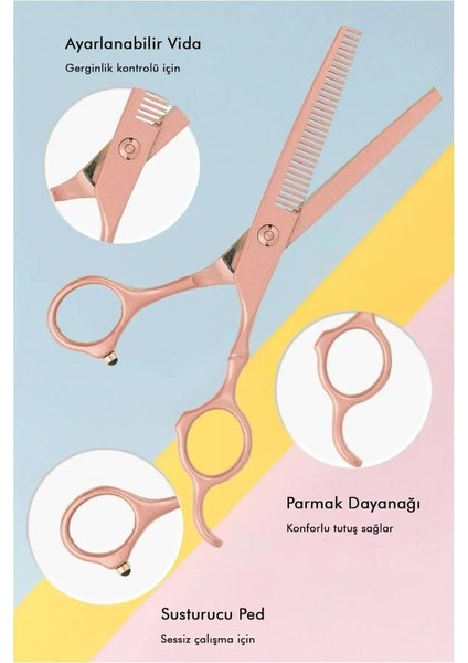 Gül Kurusu Ara Saç Kesim Makası 6 Inç Efile Makası fiyatları