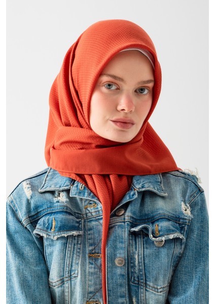 Soft Pamuk Jakarlı Eşarp – Doğal Dokulu, Hafif ve Nefes Alan Kumaş- Bambu Kraş Eşarp Yumuşak Dokulu Düz Renk Eşarp, Tesettür Eşarp