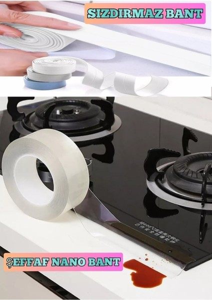 Şeffaf Süper Güçlü Yapıştırıcı Su Sızdırmaz Küvet Lavabo Klozet Banyo Mutfak Kenar Bant Küf Önleyici modelleri