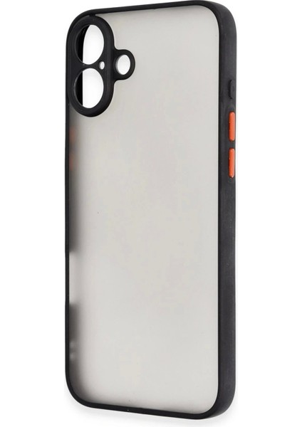 iPhone 16 Plus Kılıf Montreal Silikon Kapak - Siyah modelleri